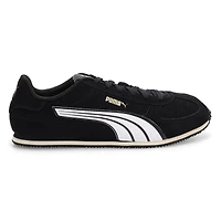 Men's ST Track Lace Up Sneaker - Black/White