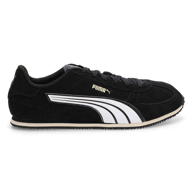 Men's ST Track Lace Up Sneaker - Black/White