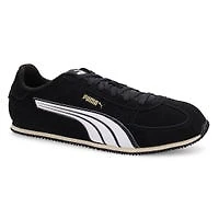 Men's ST Track Lace Up Sneaker - Black/White