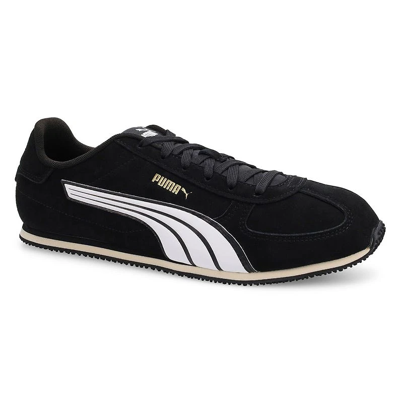 Men's ST Track Lace Up Sneaker - Black/White