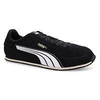 Men's ST Track Lace Up Sneaker - Black/White
