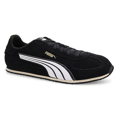 Men's ST Track Lace Up Sneaker - Black/White