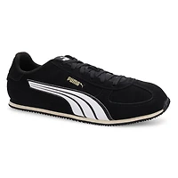 Men's ST Track Lace Up Sneaker - Black/White