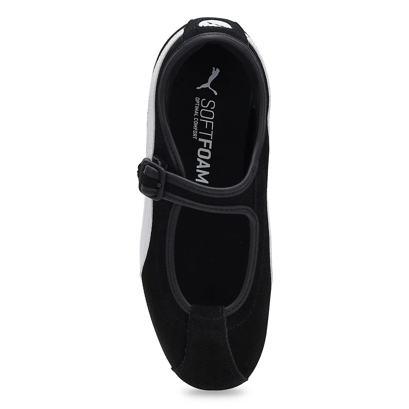 Women's Tacklette Ballet Flat - Black/White