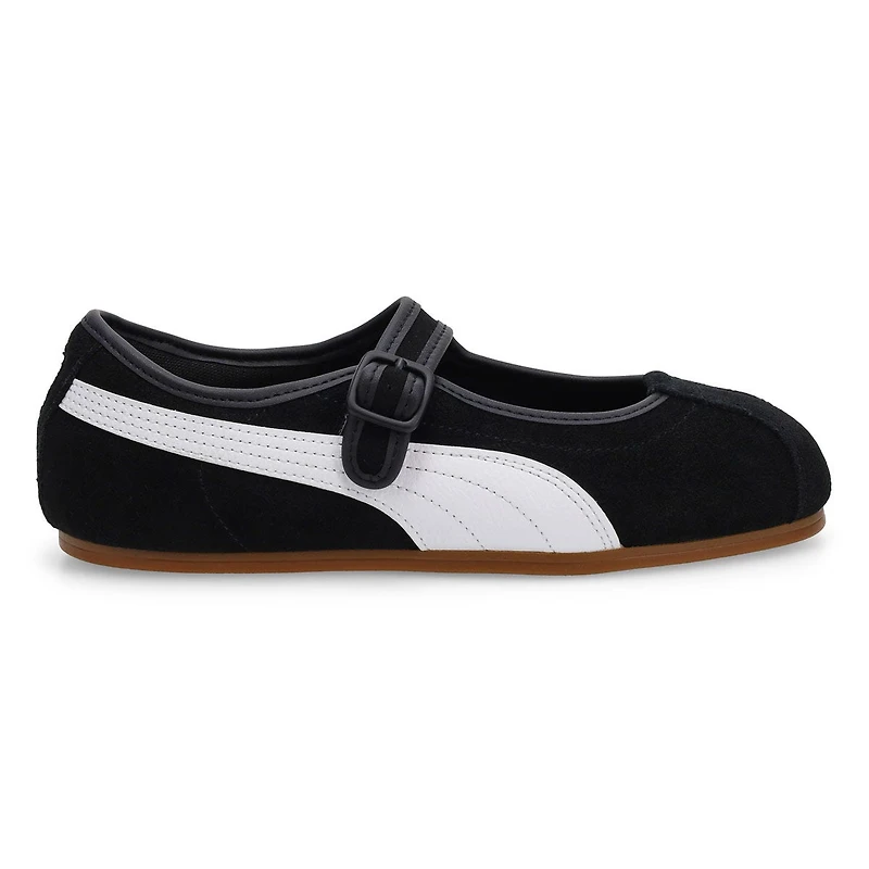 Women's Tacklette Ballet Flat - Black/White
