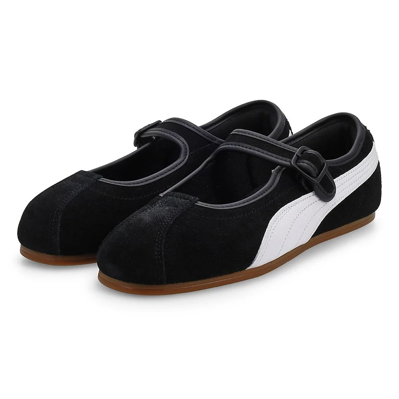 Women's Tacklette Ballet Flat - Black/White