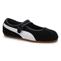 Women's Tacklette Ballet Flat - Black/White