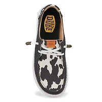 Women's Wendy Animal Shoe - Black/Cow
