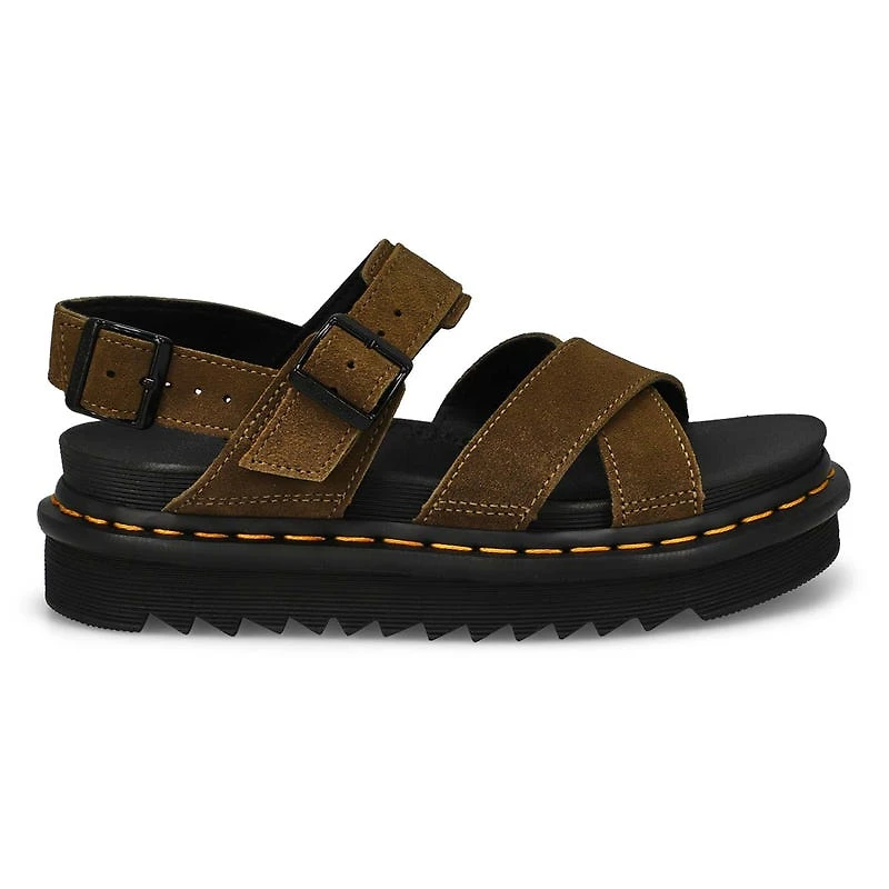 Women's Voss II 2 Strap Casual Sandal - Olive