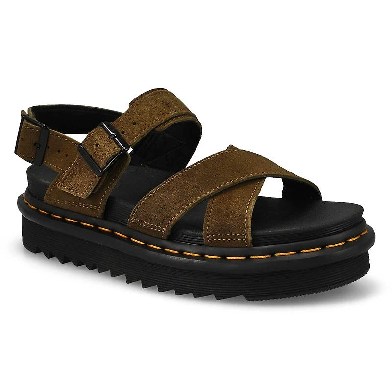 Women's Voss II 2 Strap Casual Sandal - Olive