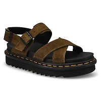 Women's Voss II 2 Strap Casual Sandal - Olive