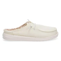 Women's Wendy Slip stretch canvas shoe - White