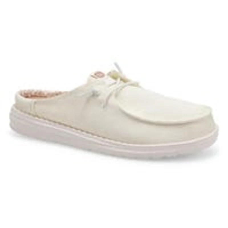 Women's Wendy Slip stretch canvas shoe - White