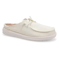 Women's Wendy Slip stretch canvas shoe - White