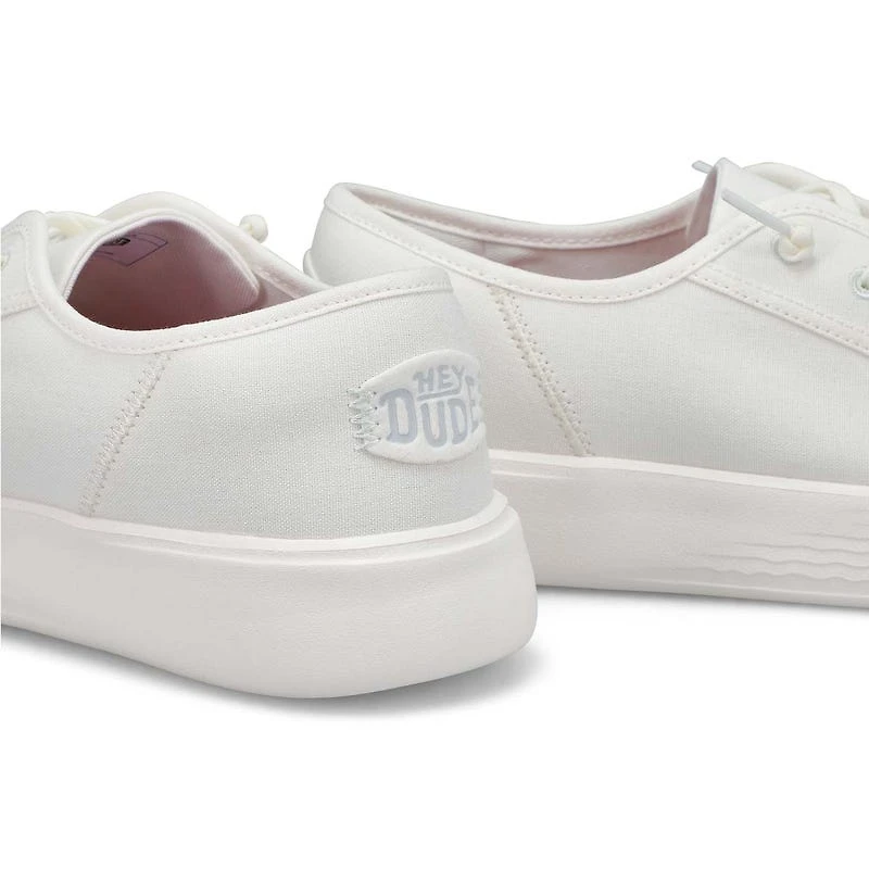 Basket dcontracte CODY M CANVAS, blanc/blanc, ho