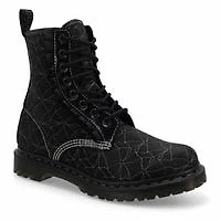 Botte  8 illets 1460 FRILL, noir, femmes