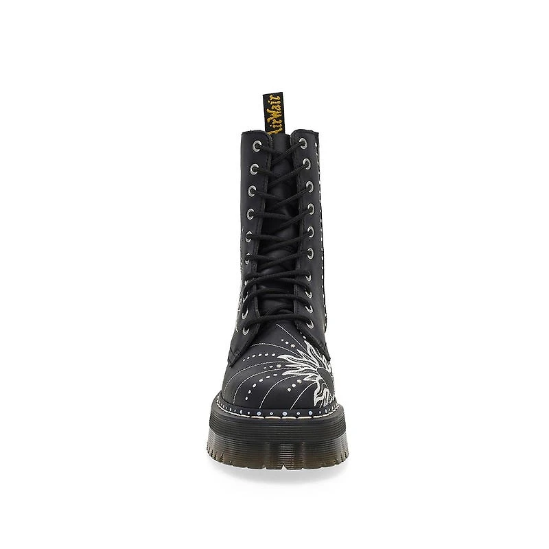 Botte  8 illets JADON HI SOLAR FLARE, noir, femm