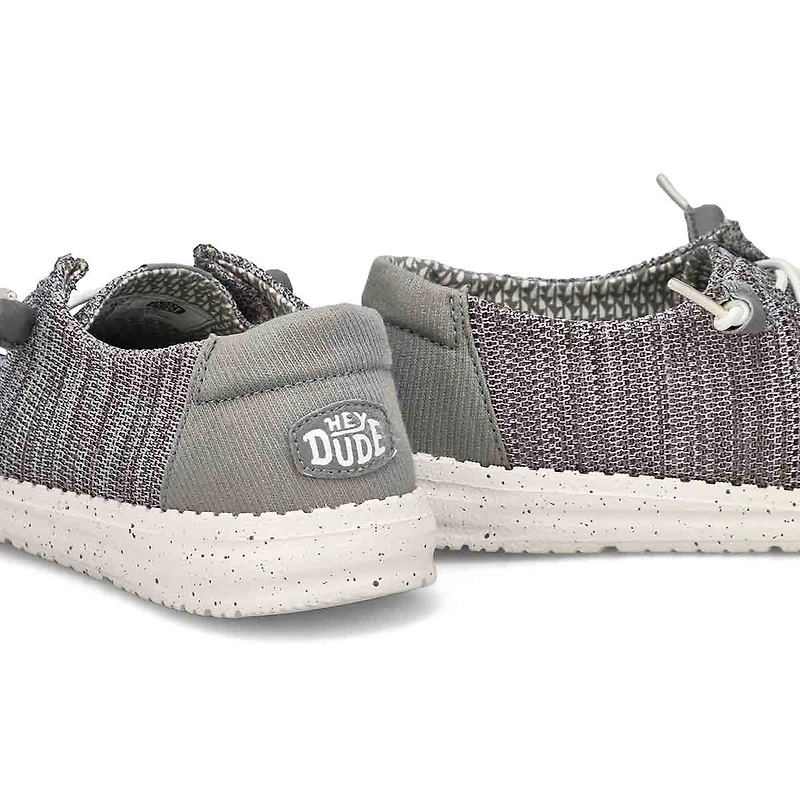 Women's  Wendy Stretch Sox Casual Shoe - Light Gre