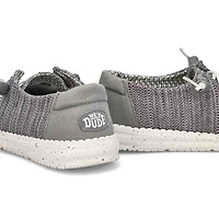 Women's  Wendy Stretch Sox Casual Shoe - Light Gre