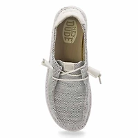 Women's  Wendy Stretch Sox Casual Shoe - Light Gre