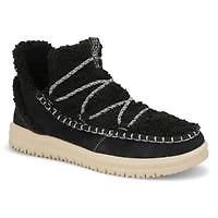 Women's Camden Suede Cozy Slip On Ankle Boot - Bla