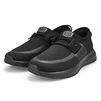 Mns Sirocco Casual Slip On Sneaker - Black/Black