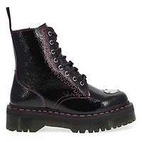 Women's Jadon Toe Plate 8-Eye Combat Boot - Black
