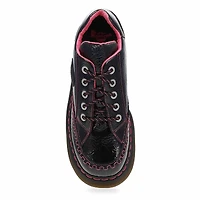 Women's Buzz 5 Eye Casual Platform Oxford - Black