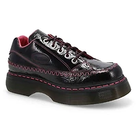 Women's Buzz 5 Eye Casual Platform Oxford - Black