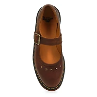 Women's New Mary Jane Casual Shoe - Dark Brown