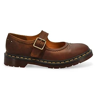 Women's New Mary Jane Casual Shoe - Dark Brown