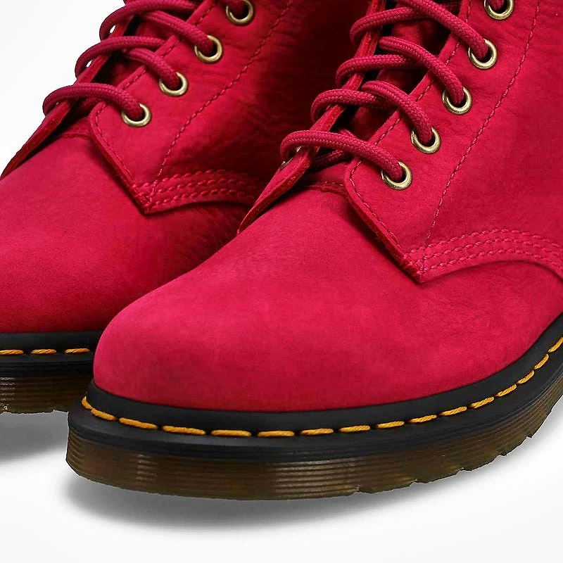 Bottes PASCAL à 8 œillets, cuir noir, femmes