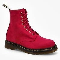 Bottes PASCAL à 8 œillets, cuir noir, femmes