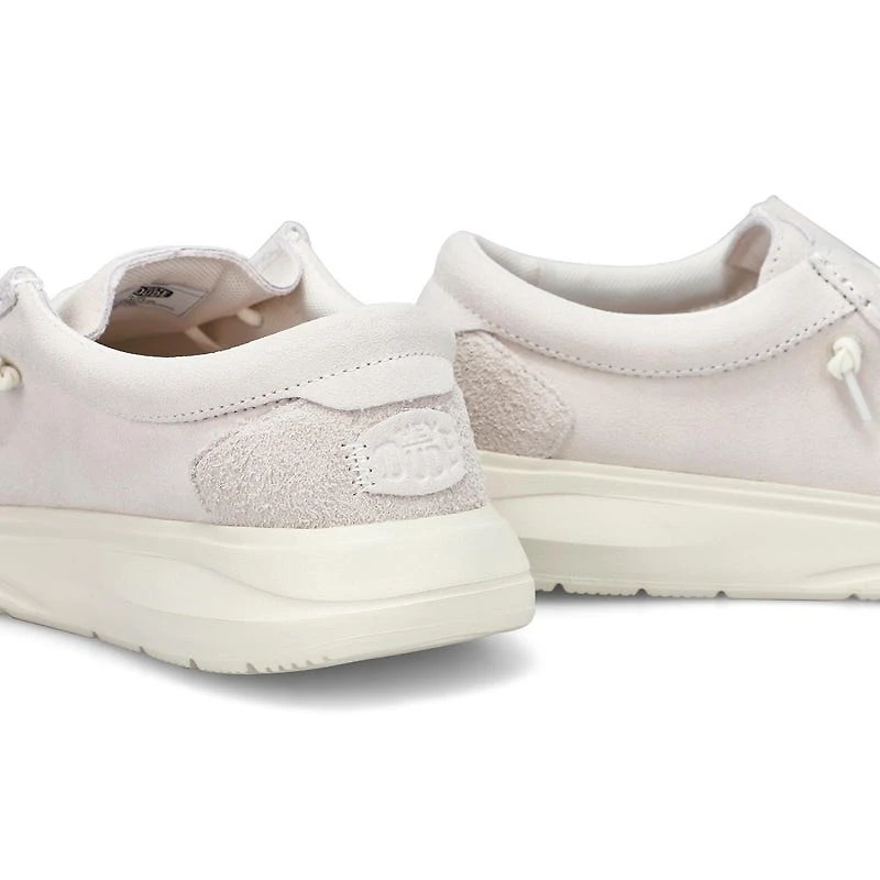 Women's Wendy Comf Suede Casual Shoe - Ivory