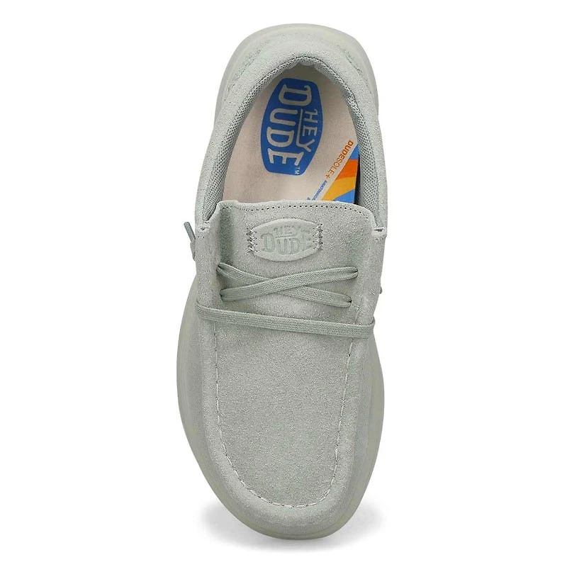 Women's Wendy Comf Suede Casual Shoe - Ivory