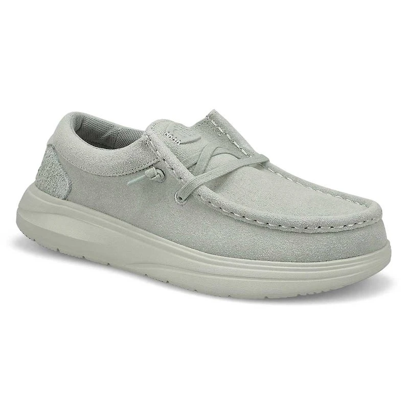 Women's Wendy Comf Suede Casual Shoe - Ivory