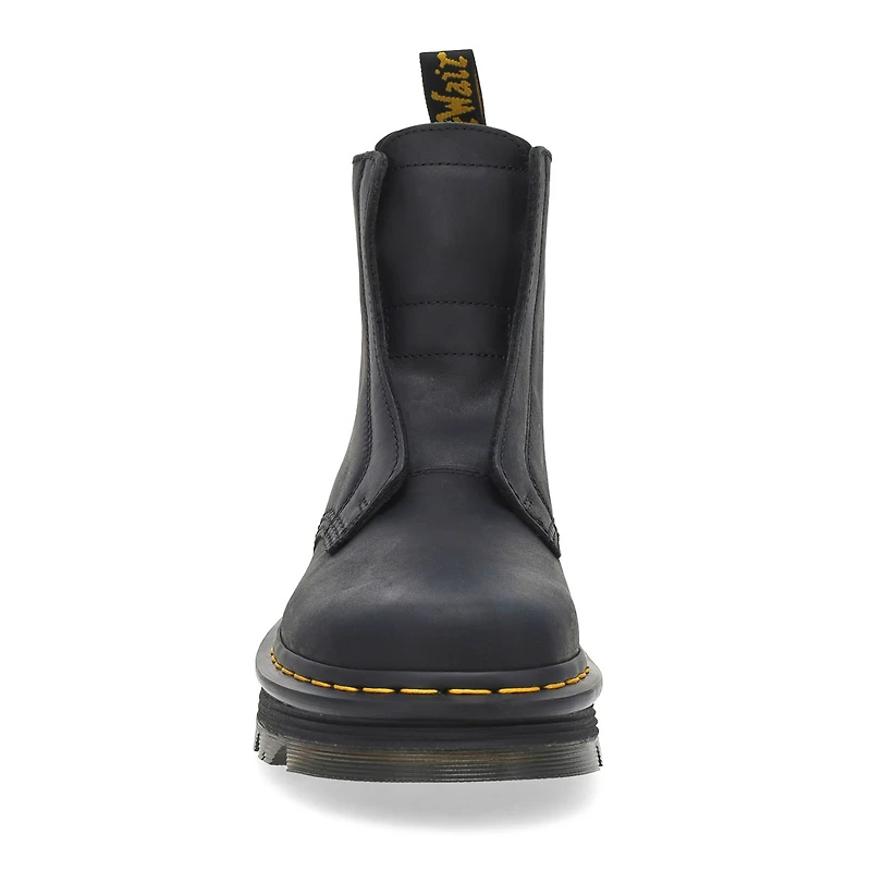 Unisex ZebZag Laceless Casual Boot - Black