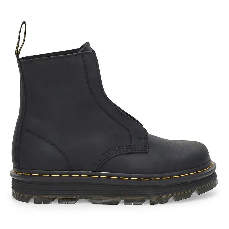 Unisex ZebZag Laceless Casual Boot - Black