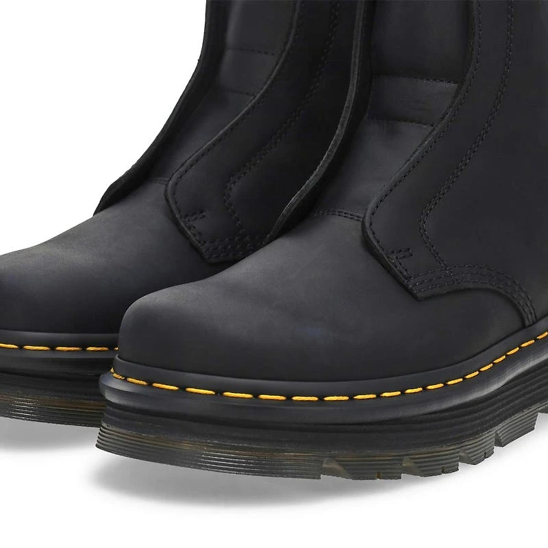 Unisex ZebZag Laceless Casual Boot - Black