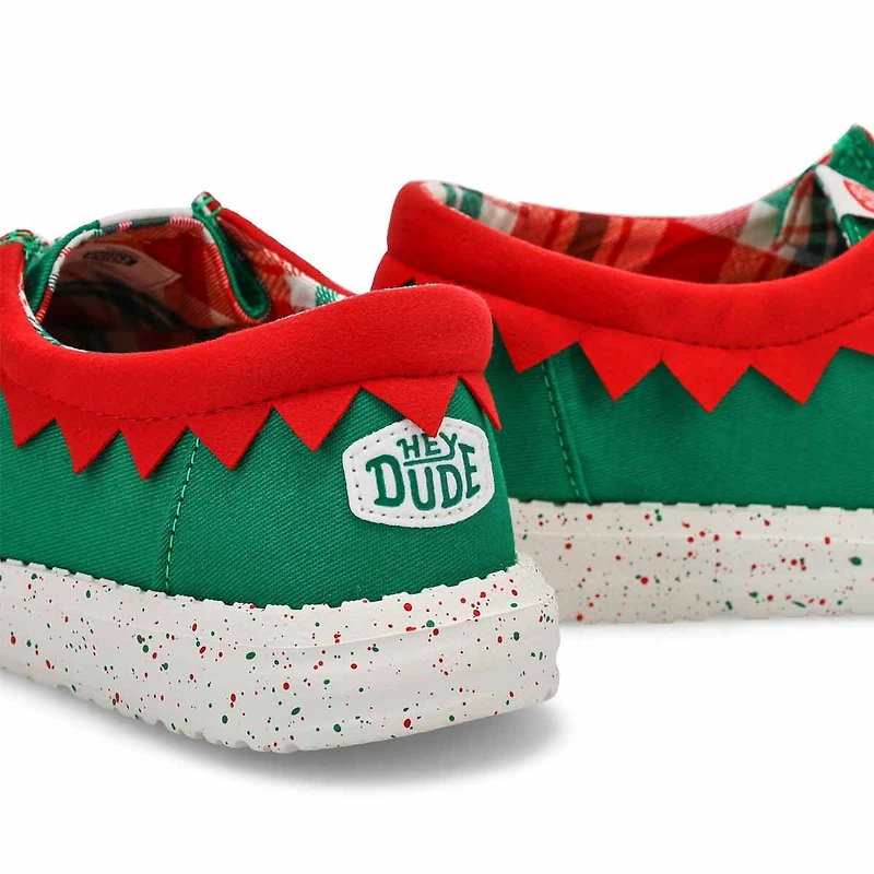 Women's  Wendy Holiday Elf  Canvas Casual Shoe - G
