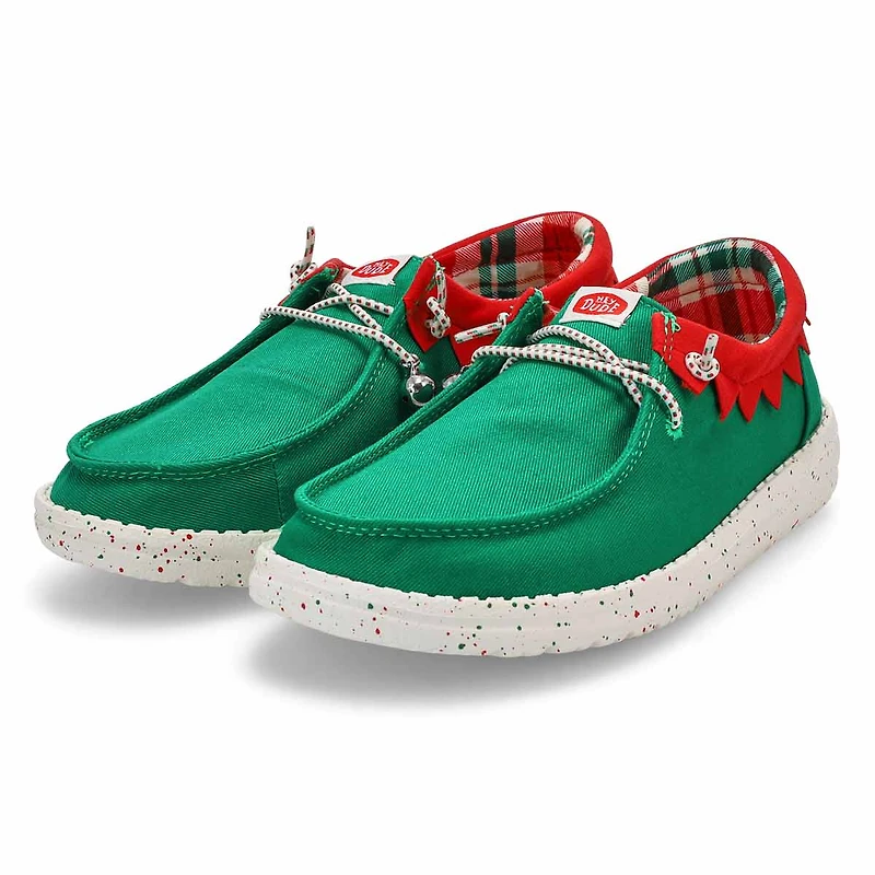 Women's  Wendy Holiday Elf  Canvas Casual Shoe - G