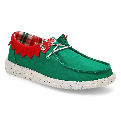 Women's  Wendy Holiday Elf  Canvas Casual Shoe - G