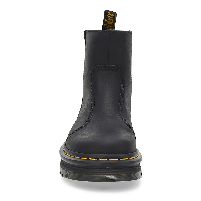 Unisex  ZebZag Rigger Pull On Casual Boot - Black