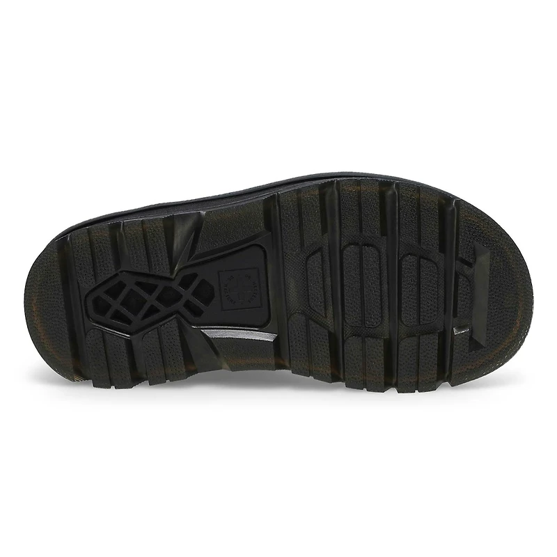 Unisex  ZebZag Rigger Pull On Casual Boot - Black