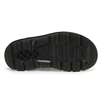 Unisex  ZebZag Rigger Pull On Casual Boot - Black