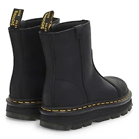 Unisex  ZebZag Rigger Pull On Casual Boot - Black