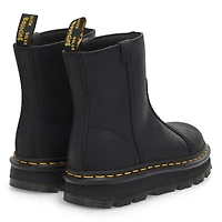 Unisex  ZebZag Rigger Pull On Casual Boot - Black