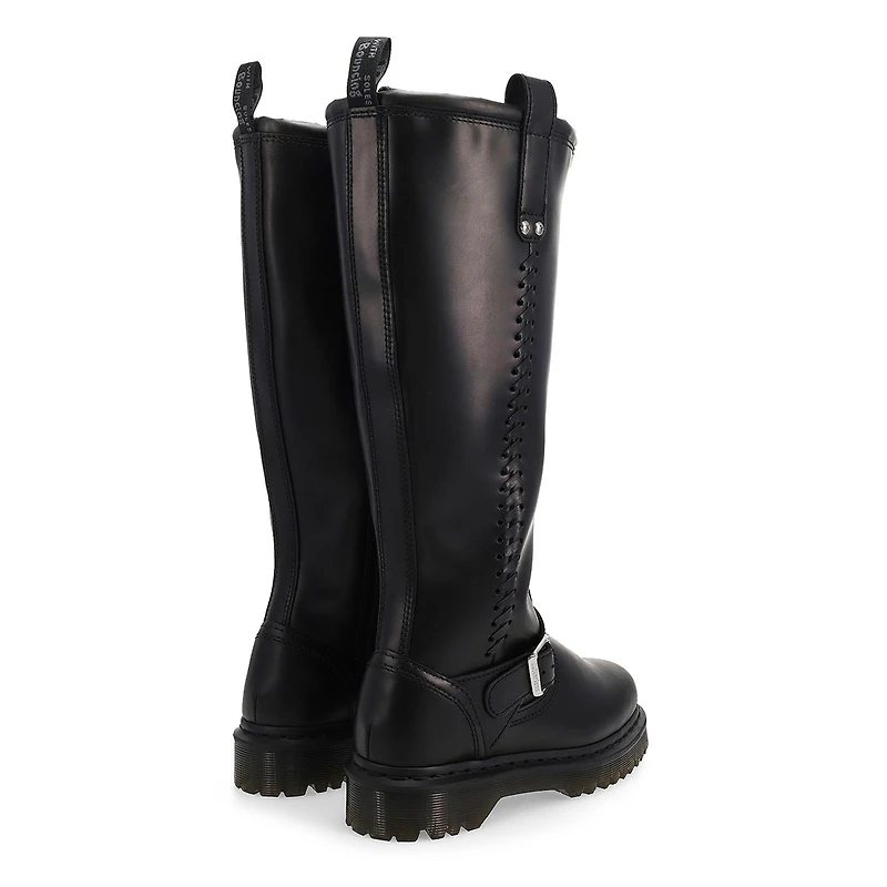 Women's  Anistone Tall Biker Boot - Black
