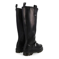 Women's  Anistone Tall Biker Boot - Black