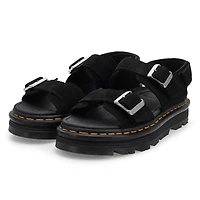 Women's  ZebZag 2 Strap Casual Sandal - Black